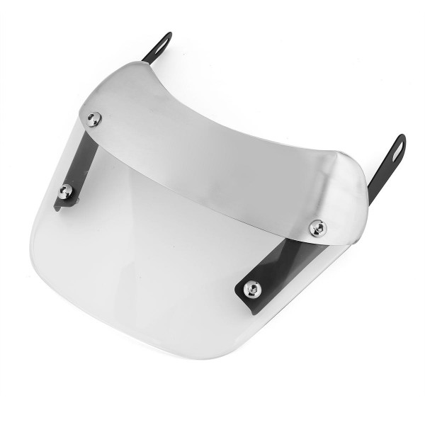 Clear Front Windshield Windscreen Bracket For Motorcycle 5inch & 7inch Round Headlights