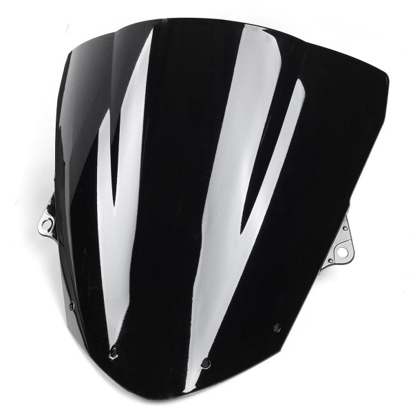 Motorcycle Black Windshield WindScreen For Kawasaki ZX6R 09-14 ZX10R 08-10