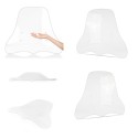 Motorcycle Clear Windshield Cover Windscreens Widened DIY Wind Deflectors Moped Scooter Universal
