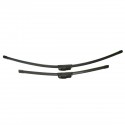 26 and 17 Inch Black Universal J-Hook Car Windshield Wiper Blade Bracketless