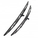 Car Front Pair Metal Frames Windscreen Wiper Blades For BMW series3 E46 1998-2006