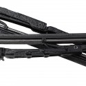 Car Front Pair Metal Frames Windscreen Wiper Blades For BMW series3 E46 1998-2006