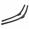 Pair 24 inch 21 inch J-Hook Car Window Wind Shield Wiper Blade Bracketless Universal