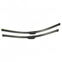 Pair 24 inch 21 inch J-Hook Car Window Wind Shield Wiper Blade Bracketless Universal