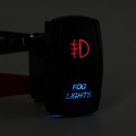 12V 40A LED Fog Light Wiring Harness Laser Rocker Switch Relay Fuse Kit
