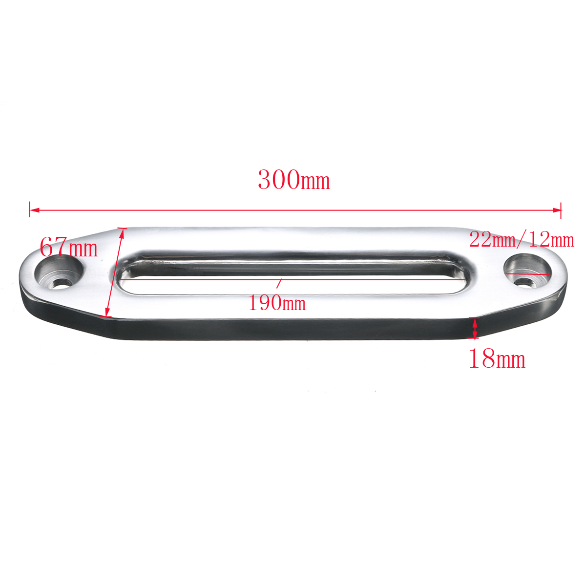 10mm-x-30m-Black-Synthetic-Winch-Rope-with-Aluminum-Hawse-Fairlead-ATV-Winch-Kit-1241593