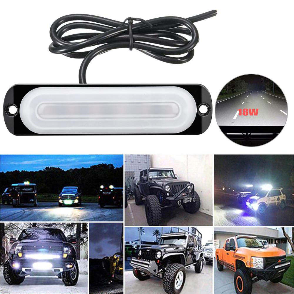 12V-24V-18W-6-LED-Strobe-Side-Light-Guide-Lamp-For-Truck-Car-RV-Boat-1761576