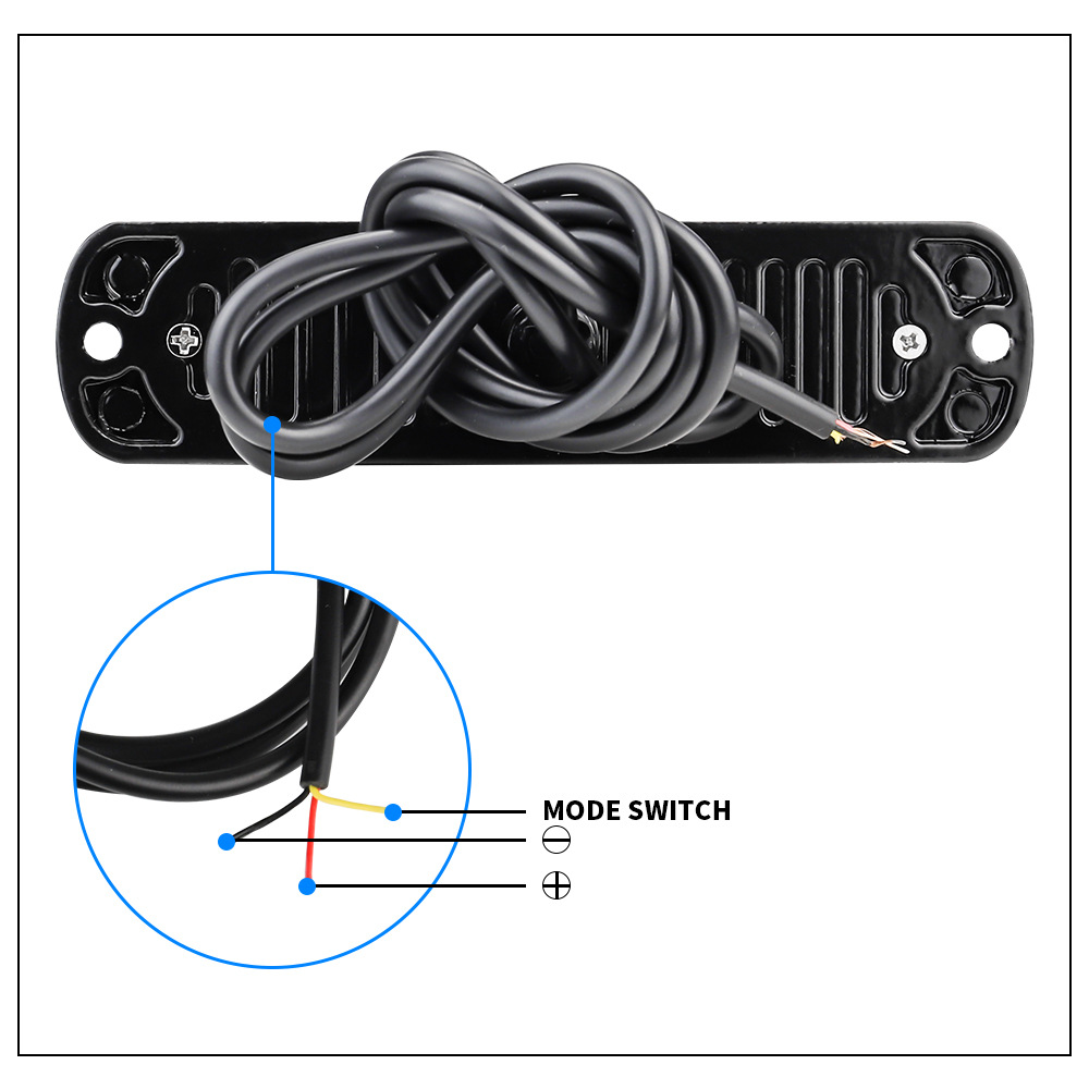 12V-24V-18W-6-LED-Strobe-Side-Light-Guide-Lamp-For-Truck-Car-RV-Boat-1761576