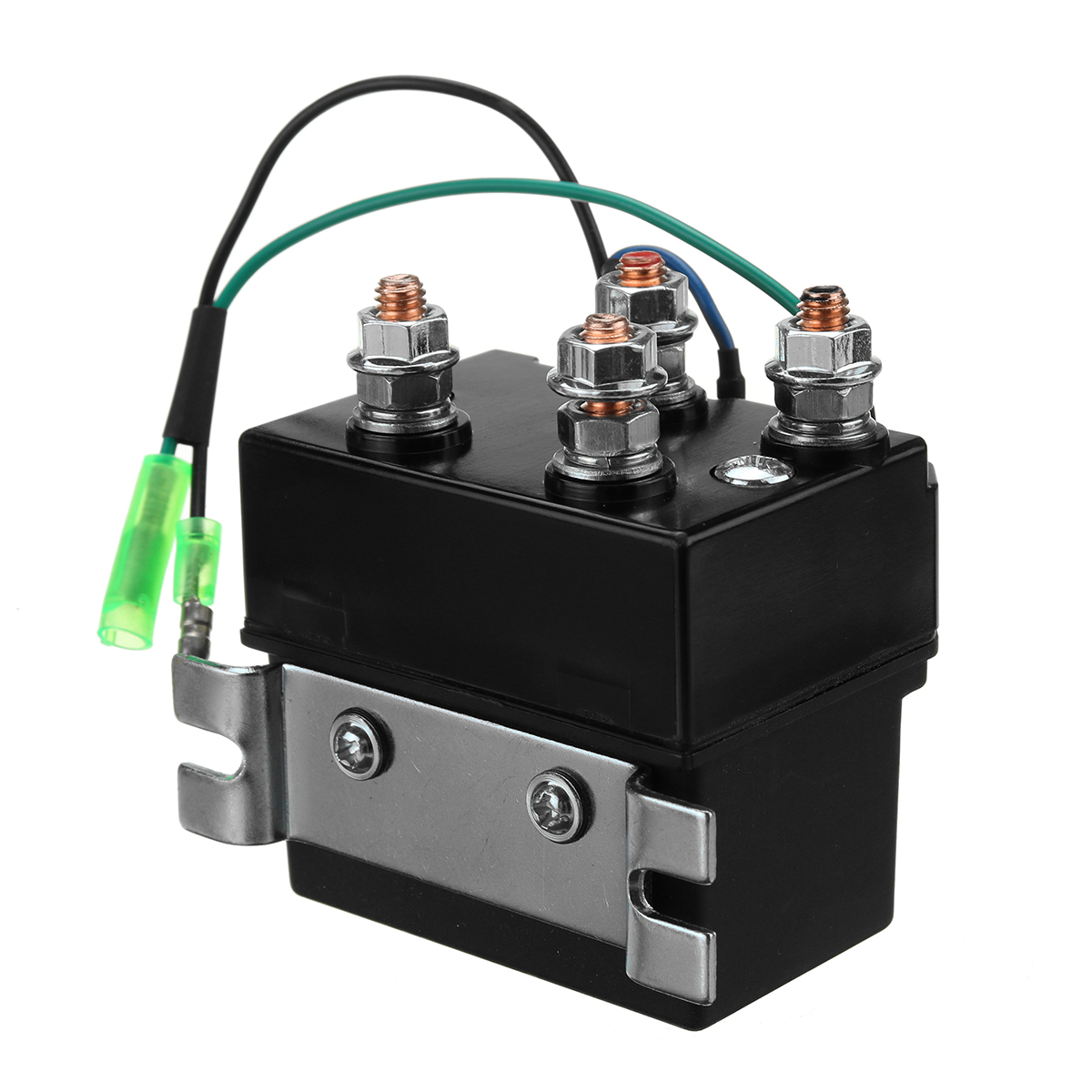 12V-250A-2000-5000lbs-Winch-SolenoidRelay-Control-Contactor-Thumb-Switch-For-ATV-UTV-SUVS-1779960