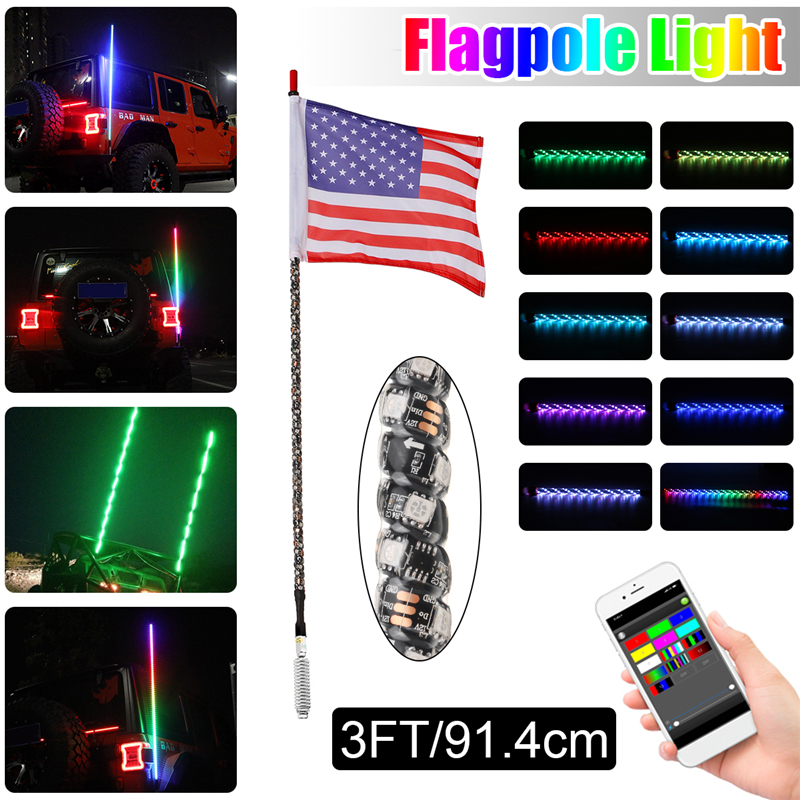 12V-3FT4FT-bluetooth-LED-Flagpole-Light-6000-Colors-200-Modes-APP-Controll-For-UTV-ATV-Moto-Accessor-1593206