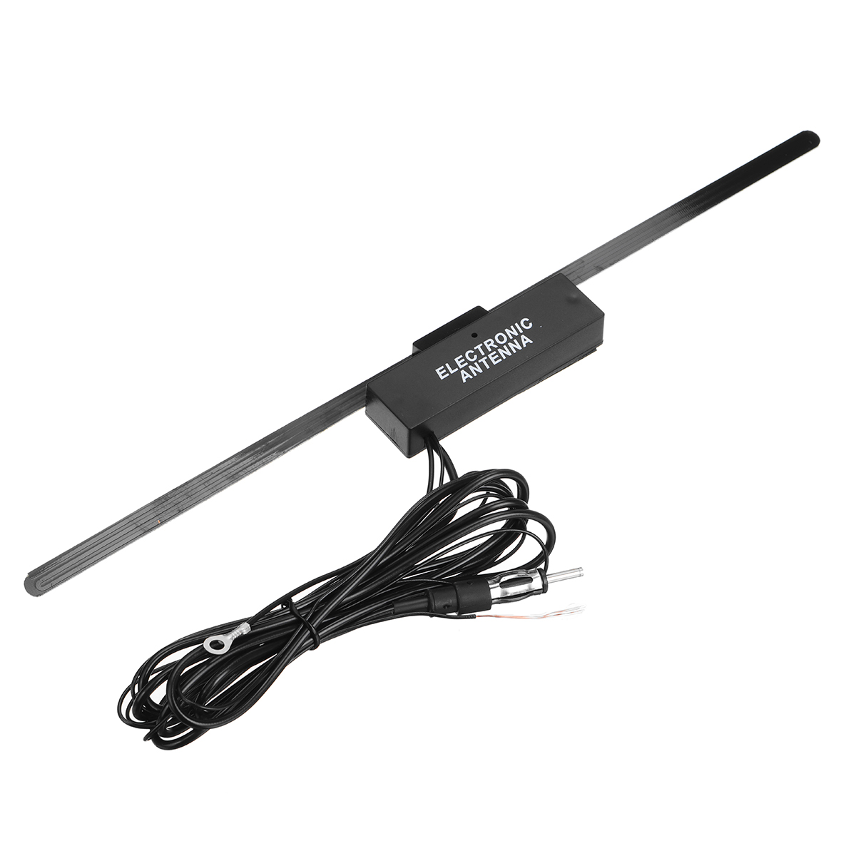 12V-Universal-Electronic-Antenna-Van-Radio-Window-FM-AM-Stereo-Adhesive-1692917