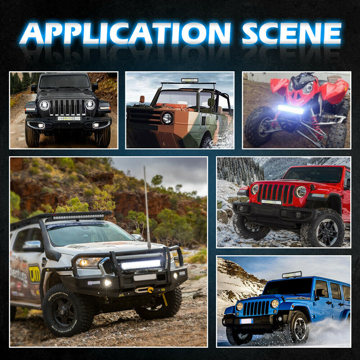 12quot-inch-LED-Light-Bar--Number-Plate-Frame-Bumper-Mount-Bracket--Wire-Combo-1741074