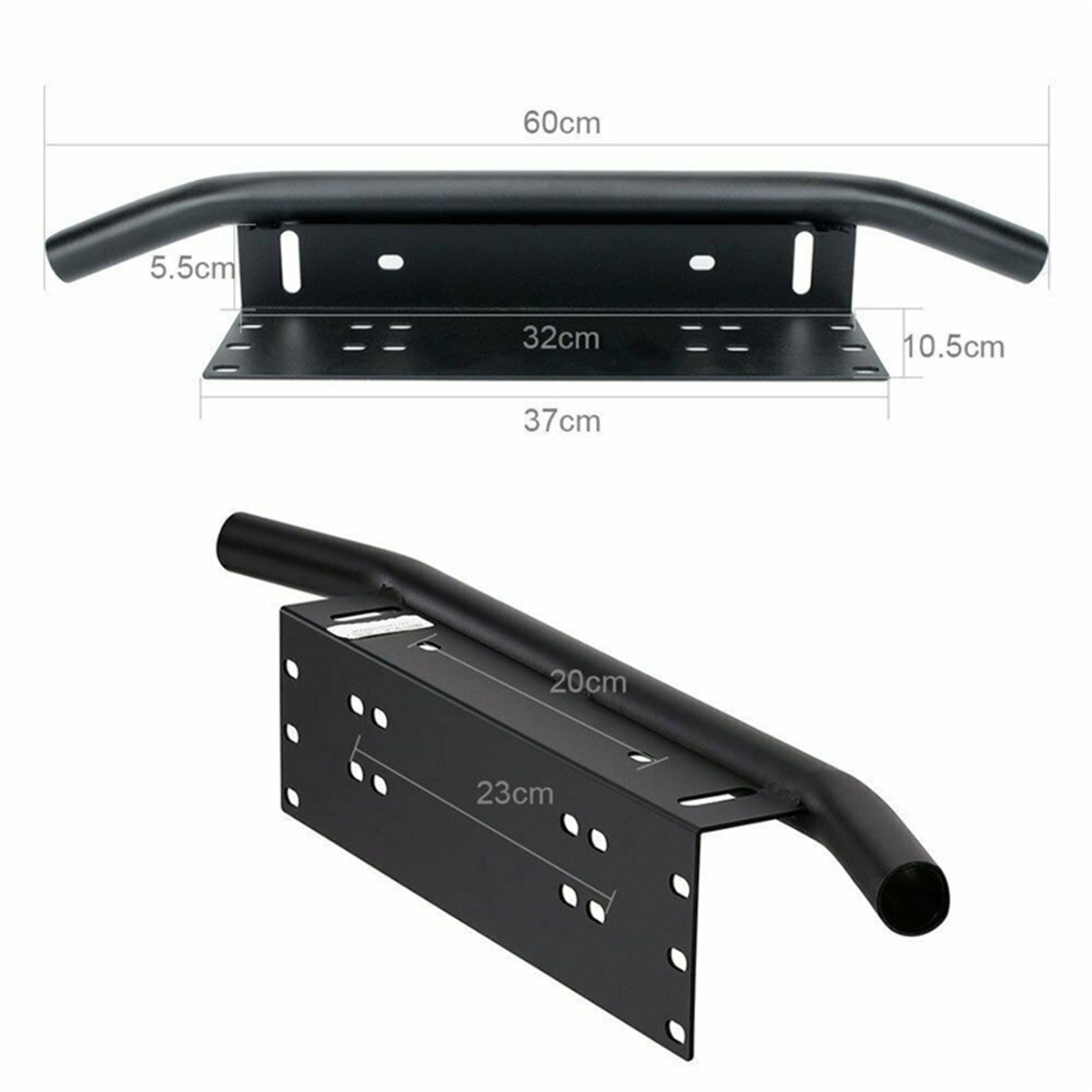 12quot-inch-LED-Light-Bar--Number-Plate-Frame-Bumper-Mount-Bracket--Wire-Combo-1741074