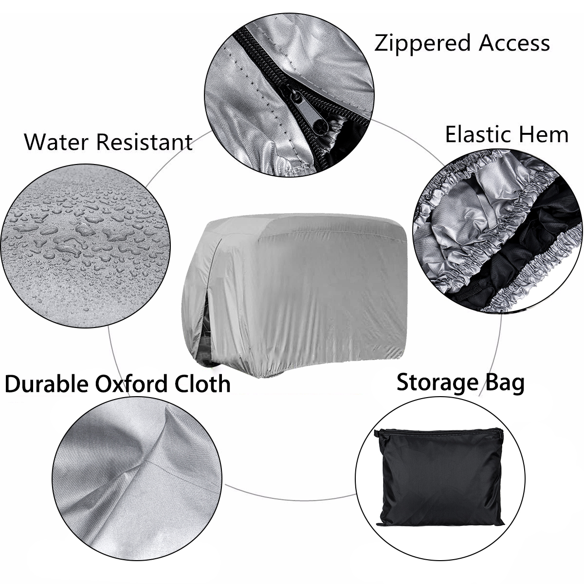210D-Oxford-4-Passenger-Golf-Cart-ATV-Cover-L-285x122x168cm-Silver-1574178
