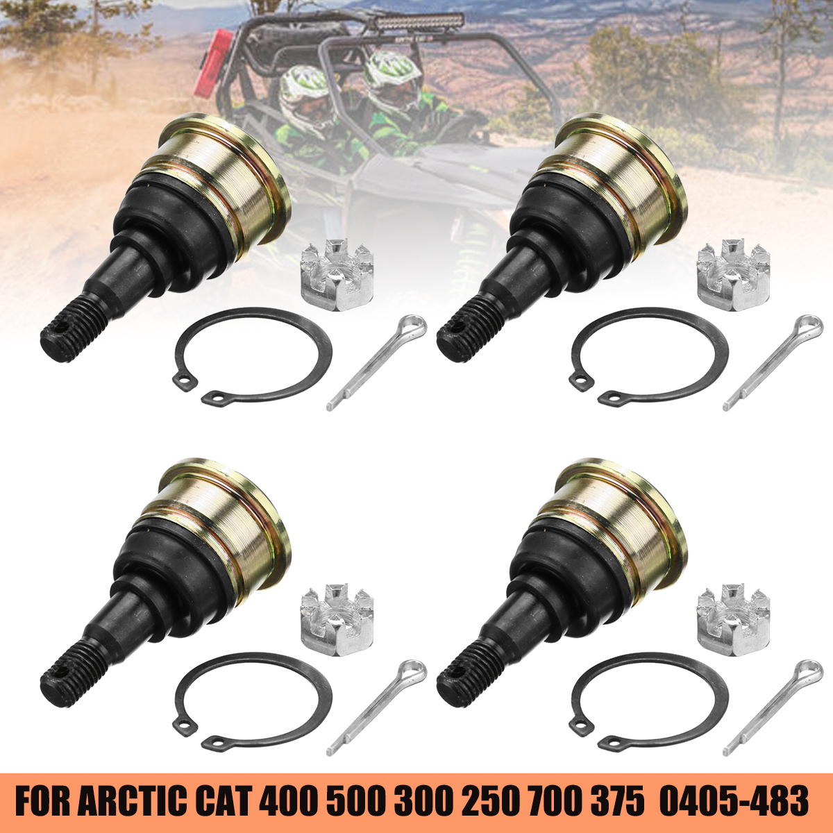 4Pcs-Pack-Ball-Joint-Kits-Fit-For-Arctic-Cat-400-500-300-250-700-375-0405-483-1783789