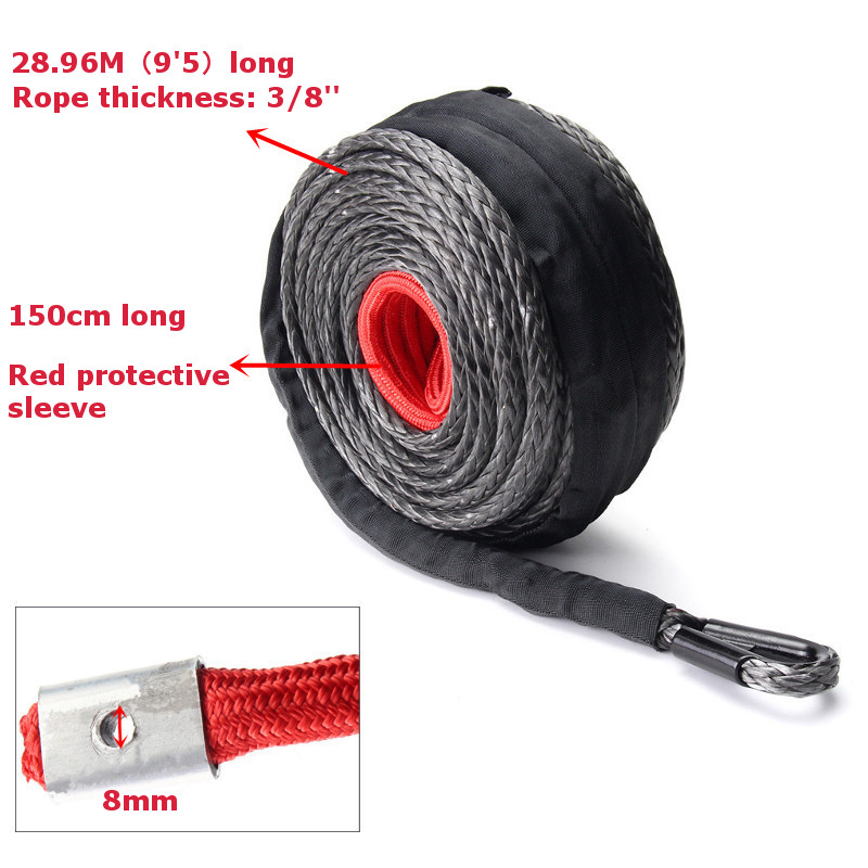 95mm-x28m-Synthetic-Winch-Line-Cable-Rope-20500LBs-ATV-SUV-Recovery-Rope-1156962