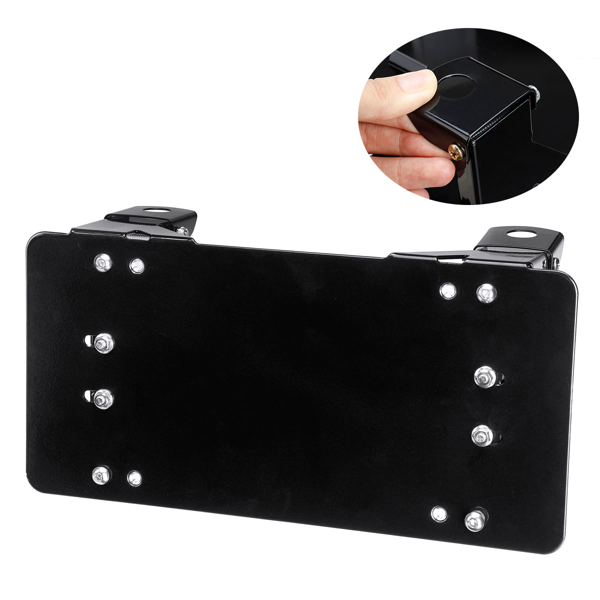 Auto-Front-Bumper-License-Plate-Mounting-Bracket-Holder-For-Car-Truck-SUV-ATV-1709676