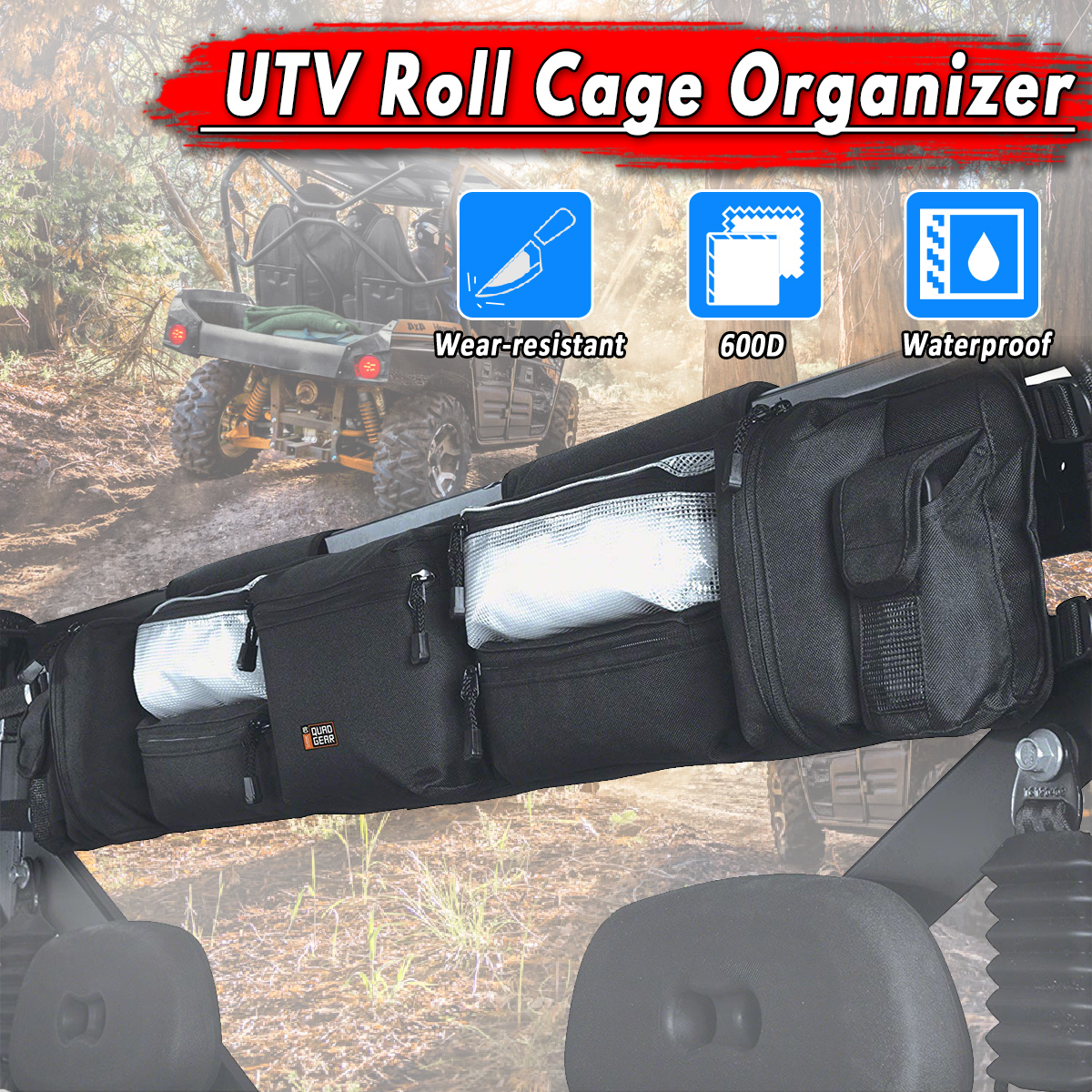 Classic-Accessory-QuadGear-Black-UTV-Large-Roll-Cage-Organizer-For-Most-Full-Size-UTV-1796773