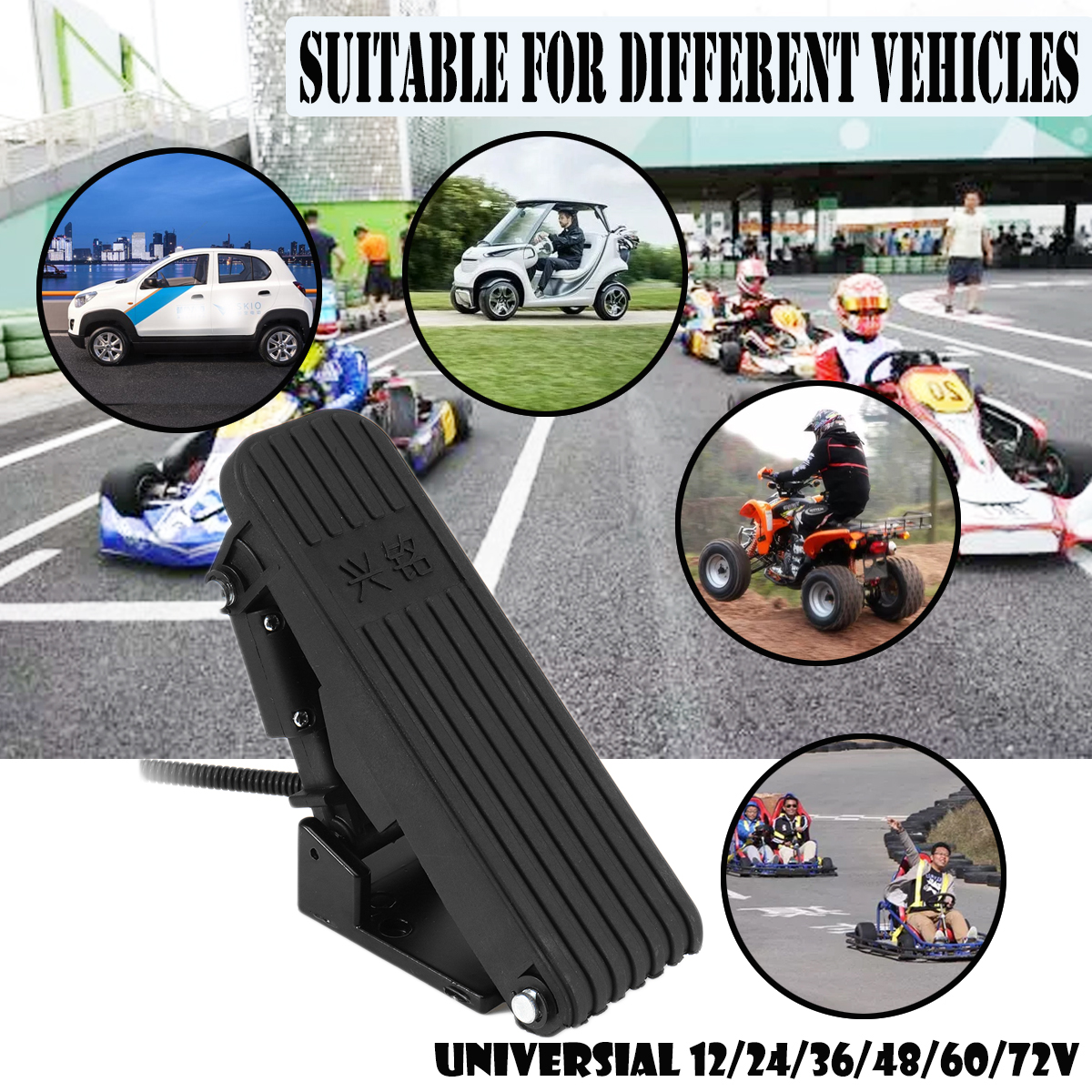 Foot-Pedals-Throttle-Speed-Control-Accelerator-For-Golf-Carts-Go-Karts-ATV-Quad-Electric-Scooter-Pit-1460411
