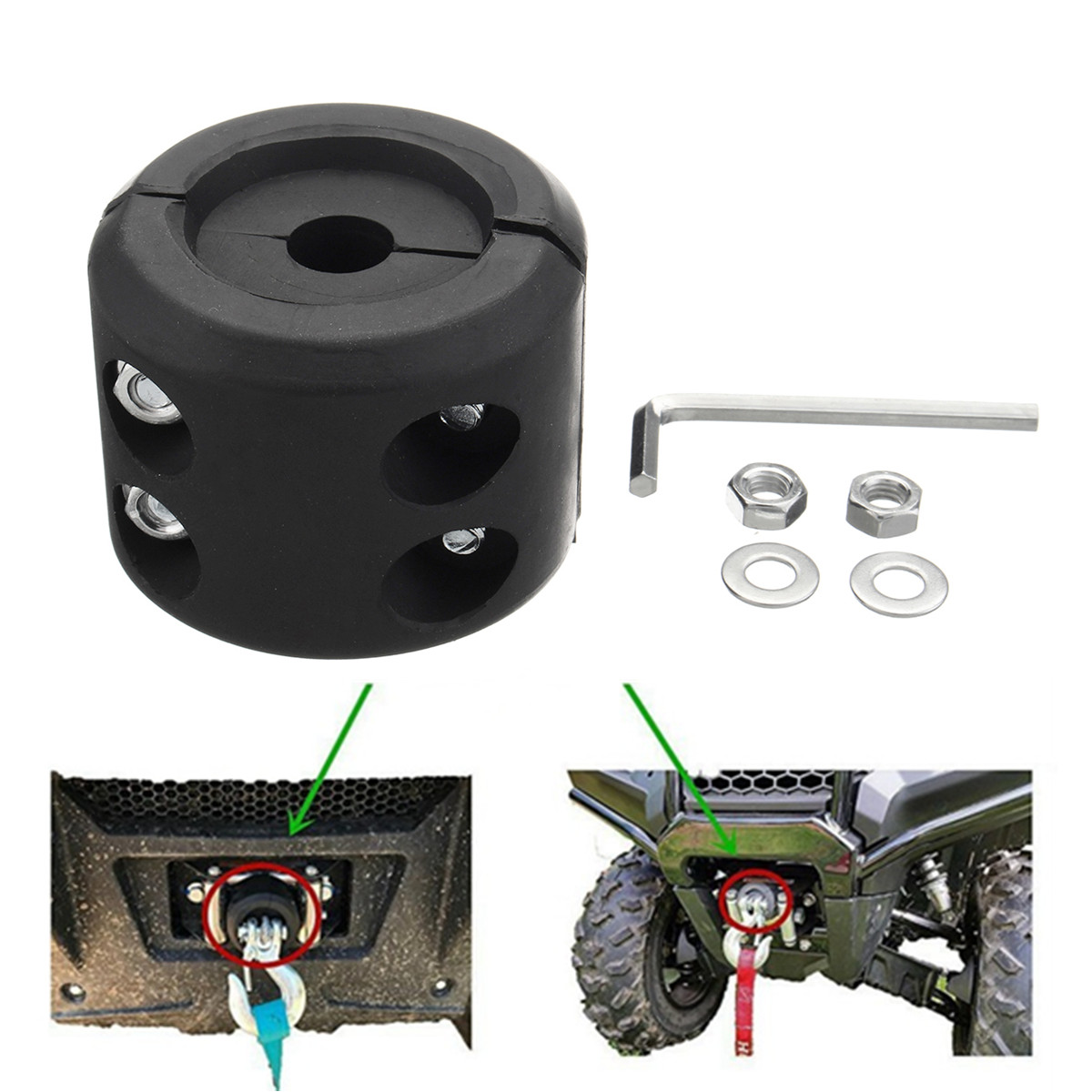 KFI-ATV-Winch-Cable-Hook-Stop-Stopper-Rubber-Cushion-1220442