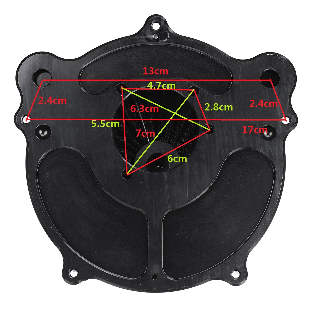 Motorcycle-Air-Cleaner-Intake-Filter-System-Black-For-Softail-Touring-Dyna-1993-2016-1695805