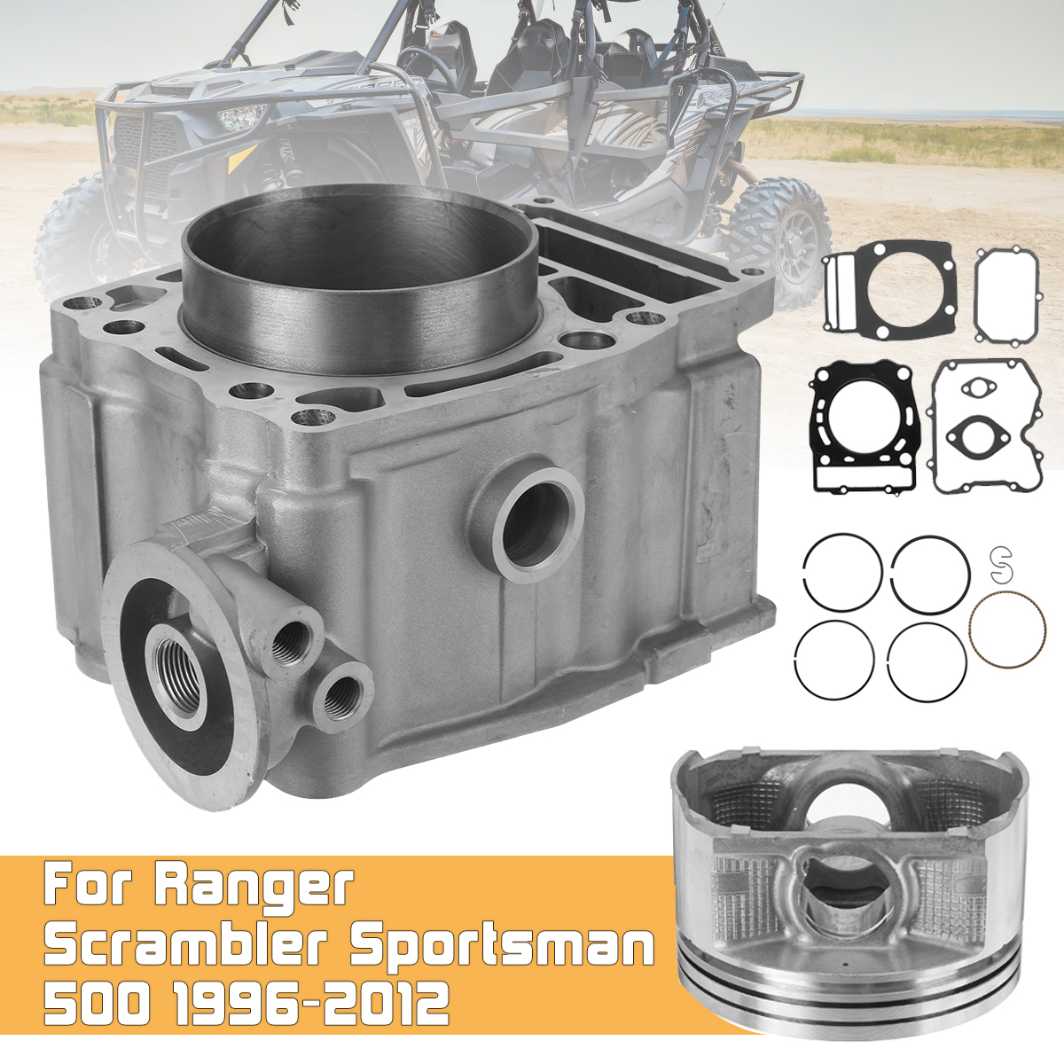 Piston-Cylinder-Head-Gasket-Top-End-Kit-For-1996-2010-Polaris-Ranger-Scrambler-Sportsman-500-Big-Bor-1778147