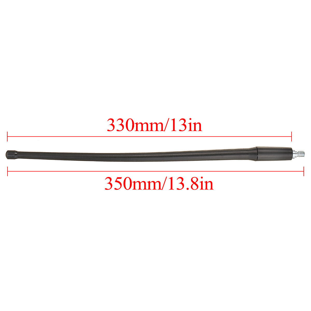 13-Inch-Car-Aerial-Radio-Antenna-Mast-AM-FM-Black-For-Jeep-JK-JL-2007-2018-1709471