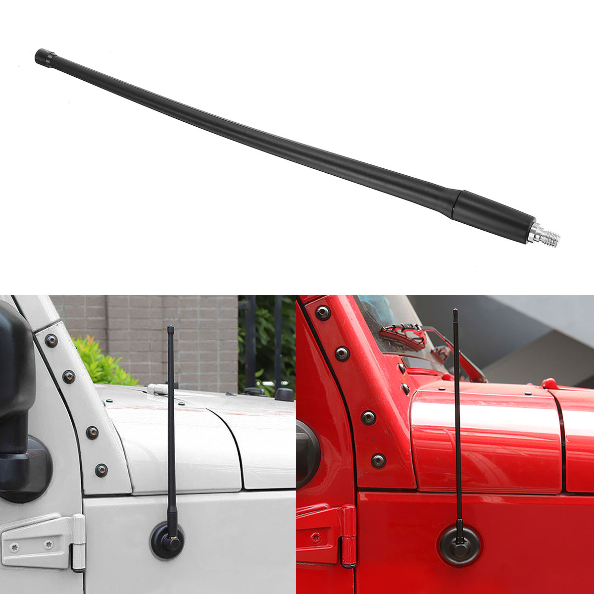 13-Inch-Car-Aerial-Radio-Antenna-Mast-AM-FM-Black-For-Jeep-JK-JL-2007-2018-1709471