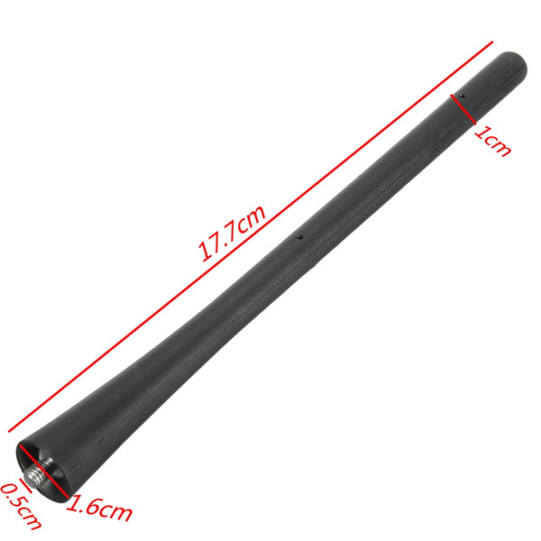 7-Inch-Car-Universal-Antenna-Mast-Short-Male-Black-Replace-Bar-1090670