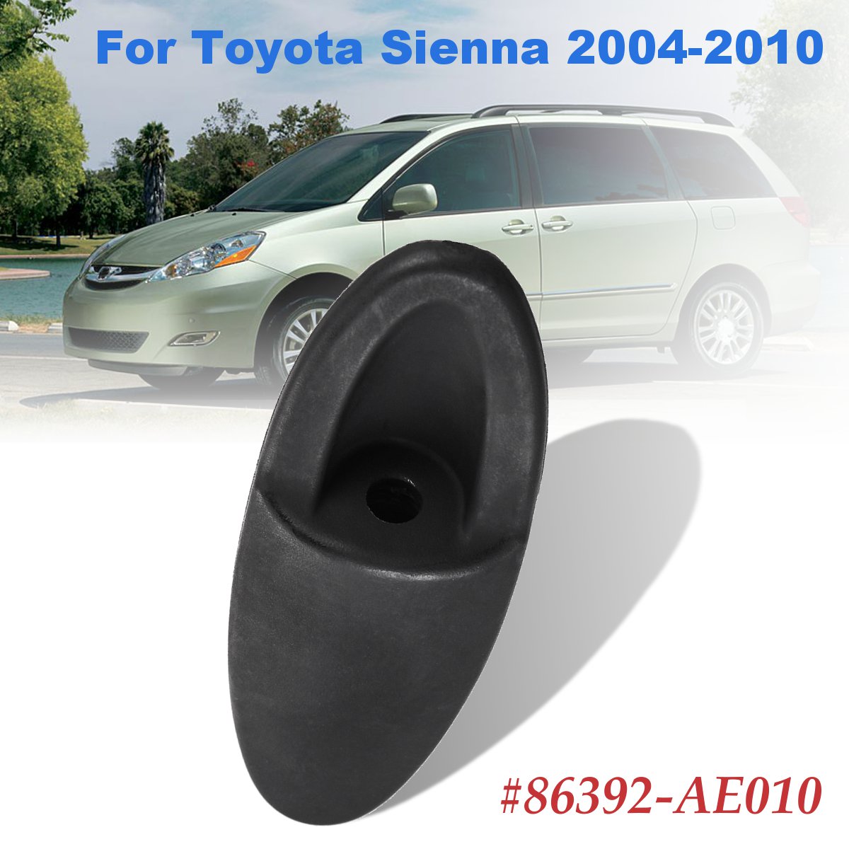 Antenna-Bezel-Base-Ornament-Manual-Radio-for-Fender-for-Toyota-Sienna-2004-to-2010-1302612