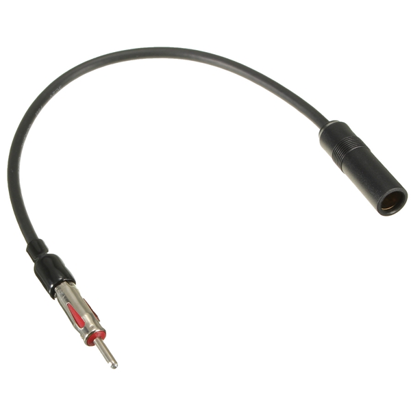 Auto-Car-AM-FM-Antenna-ANT-Adapter-Cable-Male-Female-Plug-Extension-12-Inch-1002710