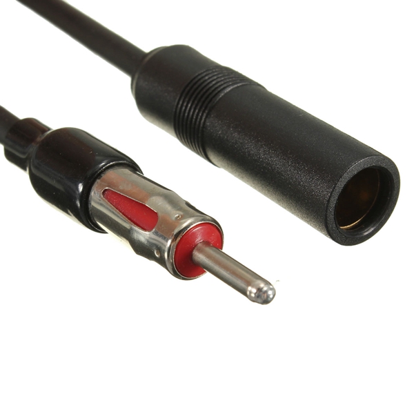 Auto-Car-AM-FM-Antenna-ANT-Adapter-Cable-Male-Female-Plug-Extension-12-Inch-1002710