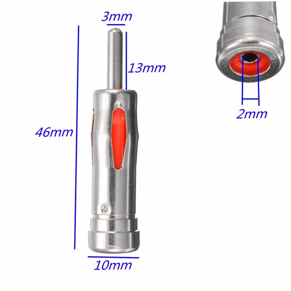 Car-Radio-Stereo-Antenna-Adapter-Aerial-ISO-to-DIN-Connector-Plug-Universal-1107377