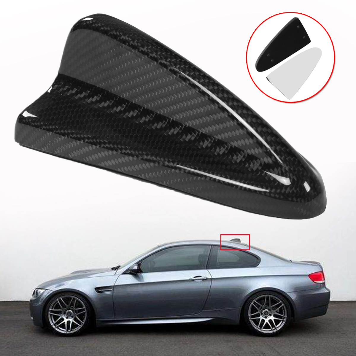 Carbon-Fiber-Car-Antenna-Cap-Cover-Add-on-for-BMW-3-Series-E46-M3-E90-E92-1540460