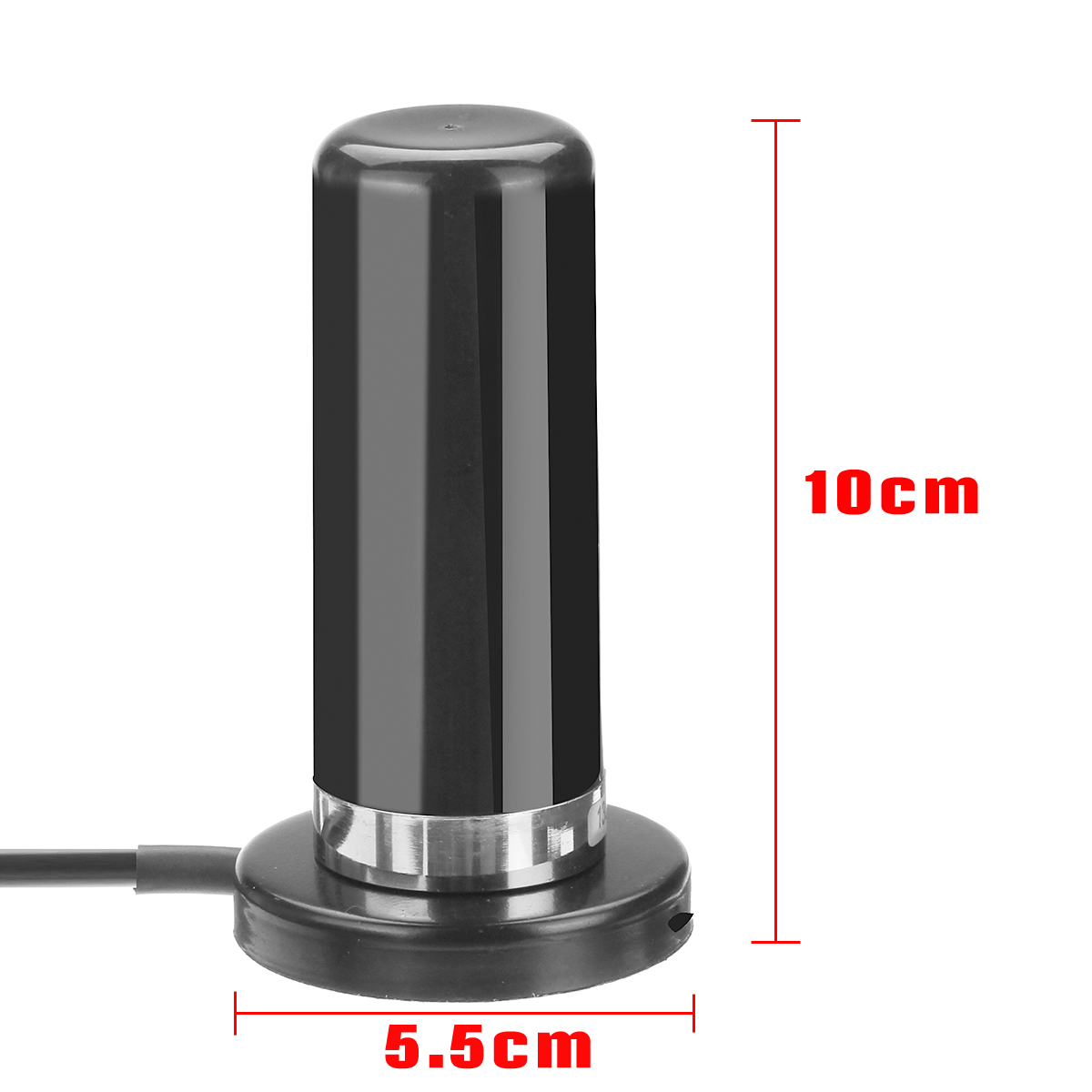 Dual-Band-Vehicle-Car-Antenna-Mobile-Radio-Magnetic-Mount-Base-Cable-w-Sucker-1237769