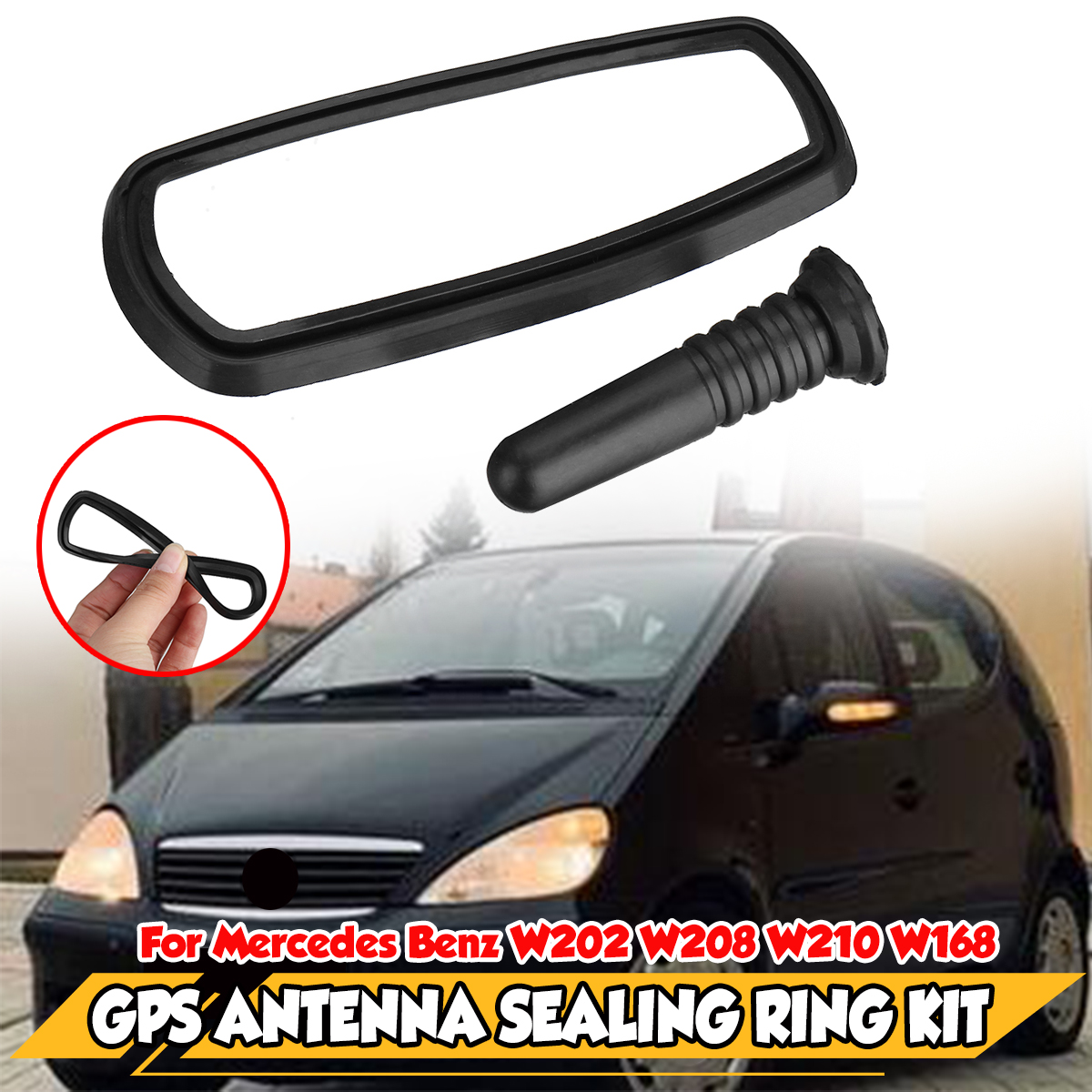 GPS-Antenna-Sealing-Ring-Kit-For-Mercedes-For-Benz-W202-W208-W210-W168-1806612