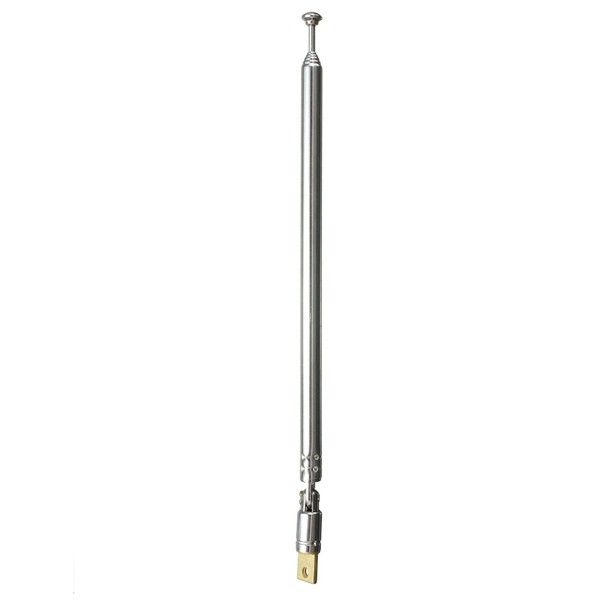Replacement-60cm-Six-Sections-Silver-Telescopic-Antenna-Aerial-for-Radio-TV-KL-1006191
