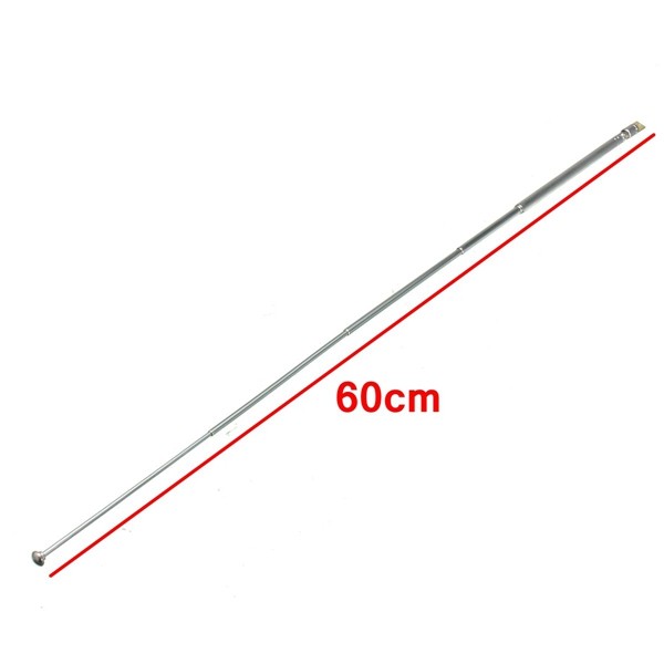 Replacement-60cm-Six-Sections-Silver-Telescopic-Antenna-Aerial-for-Radio-TV-KL-1006191