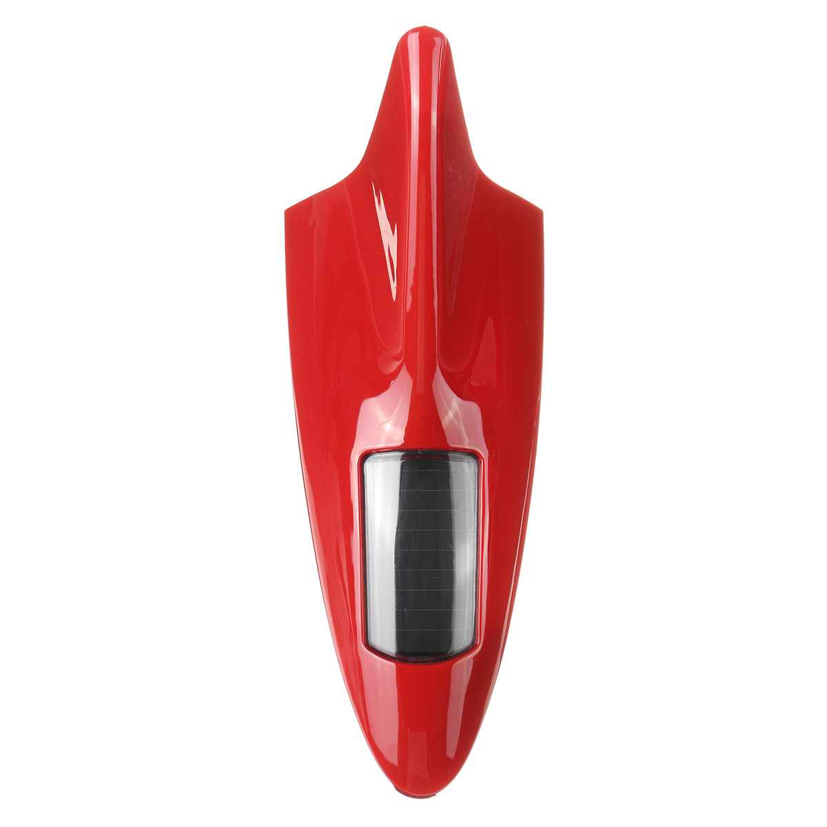 Universal-12LED-11-Mode-Solar-Power-Car-Roof-Antenna-Lamp-Flashing-Warning-Light-12V-RedBlackSilverW-1611410