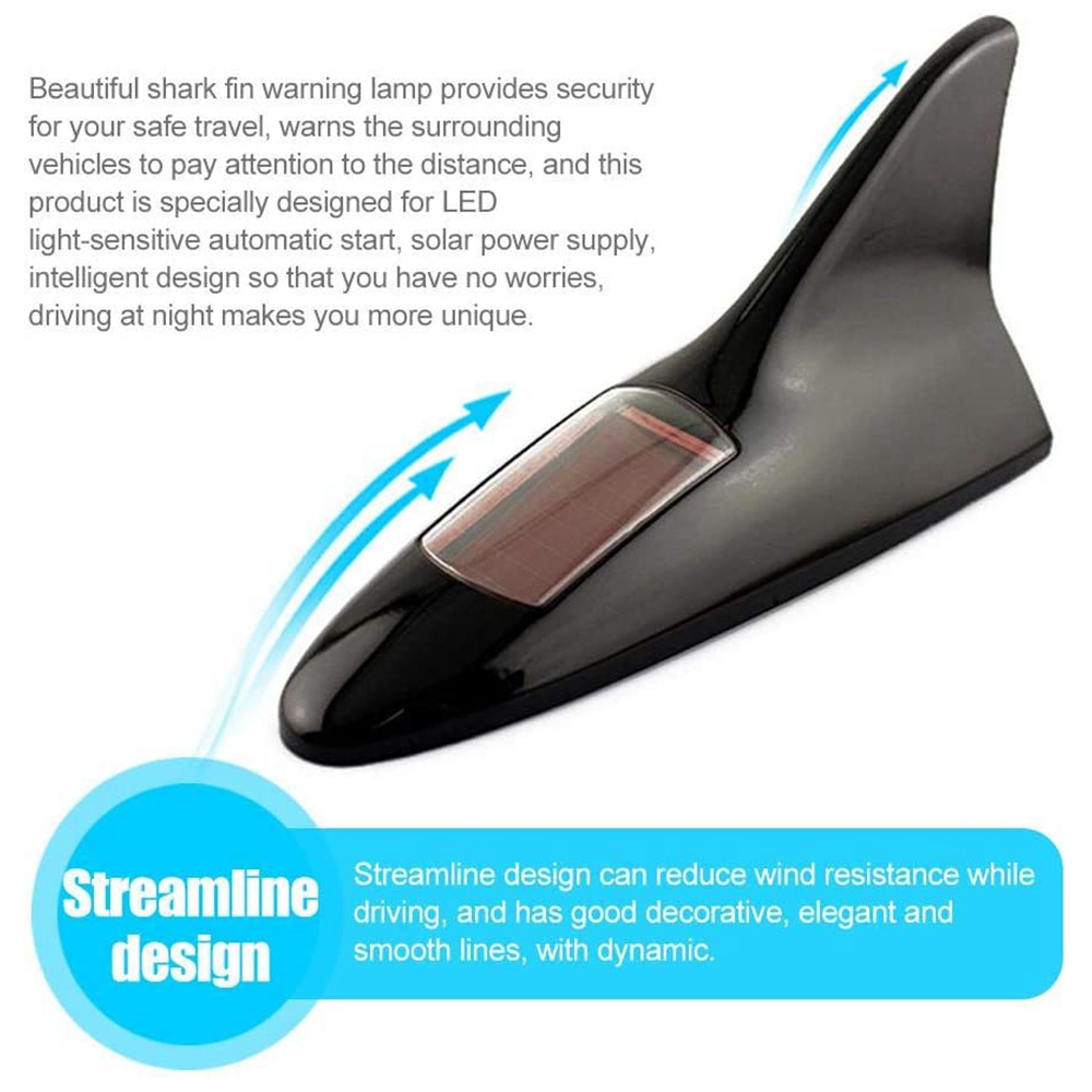 Universal-8LED-11Modes-Solar-Power-Car-Roof-Antenna-Lamp-With-Flashing-Warning-Light-12V-BlackWhiteR-1674943