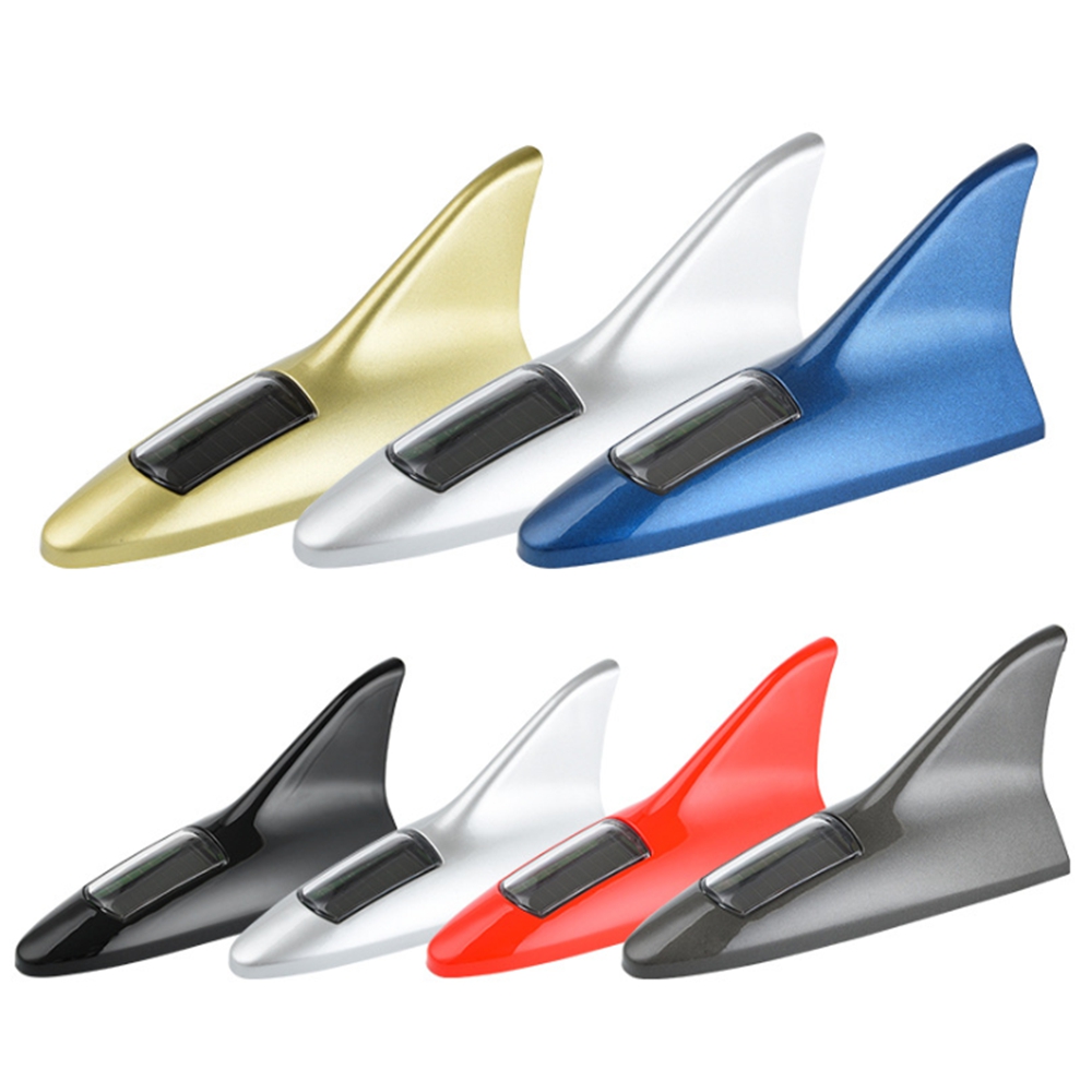 Universal-8LED-11Modes-Solar-Power-Car-Roof-Antenna-Lamp-With-Flashing-Warning-Light-12V-BlackWhiteR-1674943