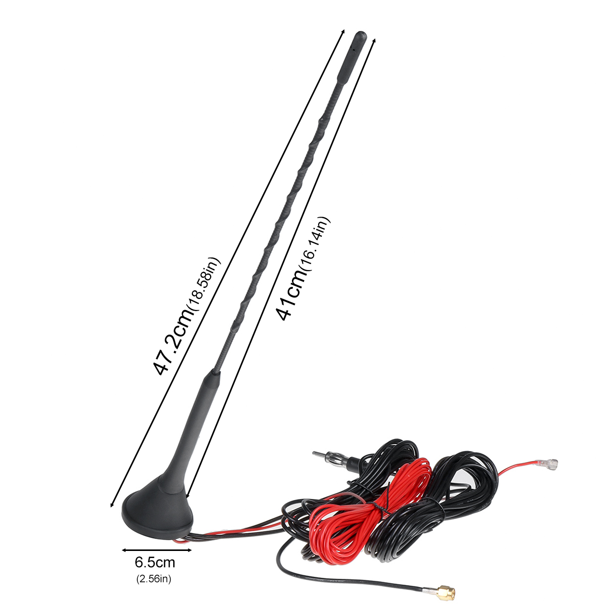 Universal-Car-Roof-Mounted-Radio-Antenna-DAB-AM-FM-Radio-Amplifier-Aerial-With-SMA-DIN-Connector-1726316