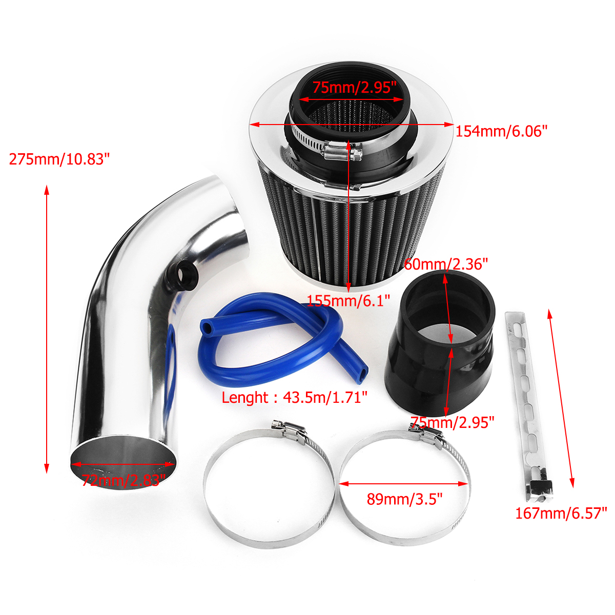 3-Inch-Universal-Car-Cold-Air-Intake-Filter-Aluminum-Induction-Kit-Pipe-Hose-System-Silver-1365515