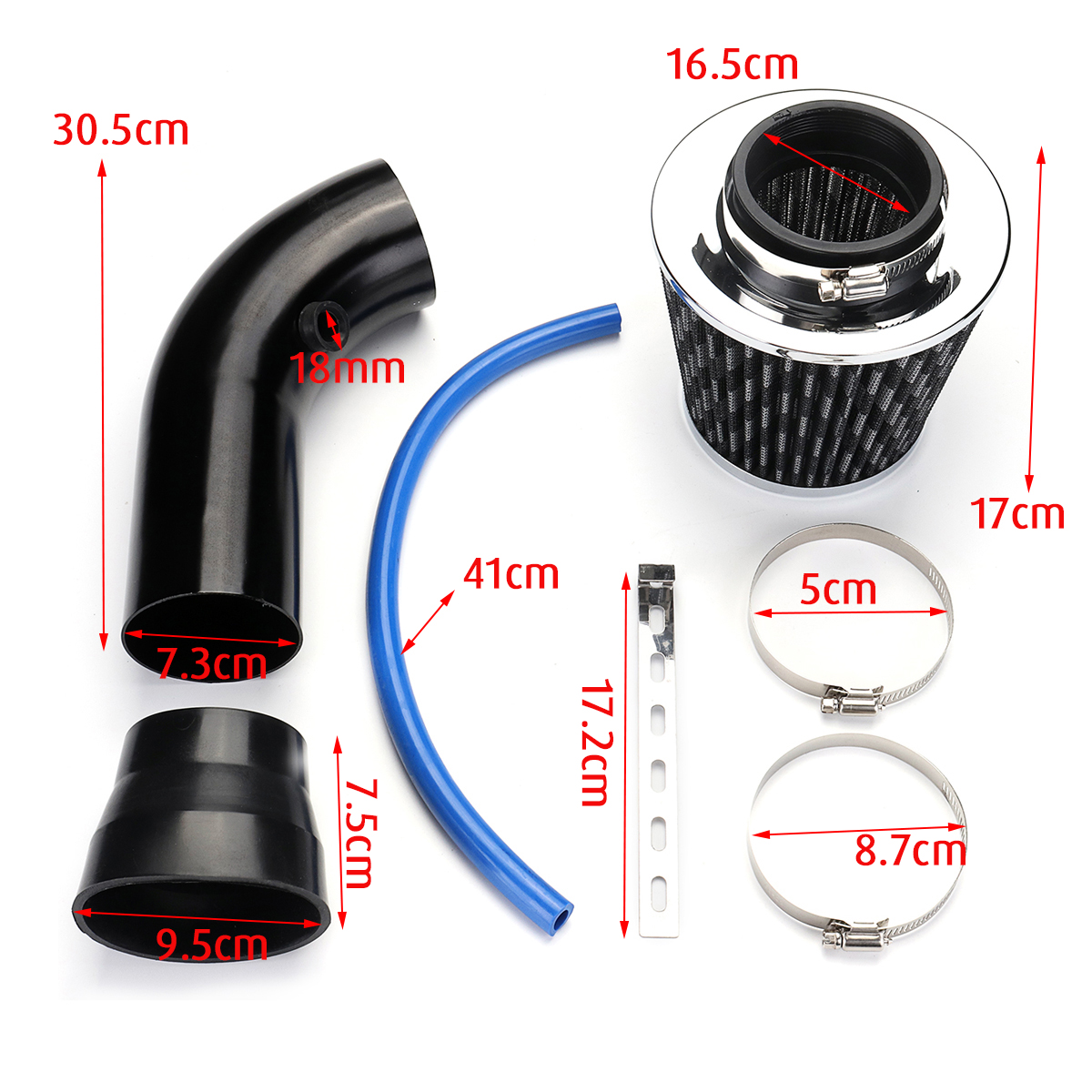 76mm-3-Inch-Universal-Car-Cold-Air-Intake-Filter-and-Alumimum-Induction-Kit-Pipe-Hose-1391261