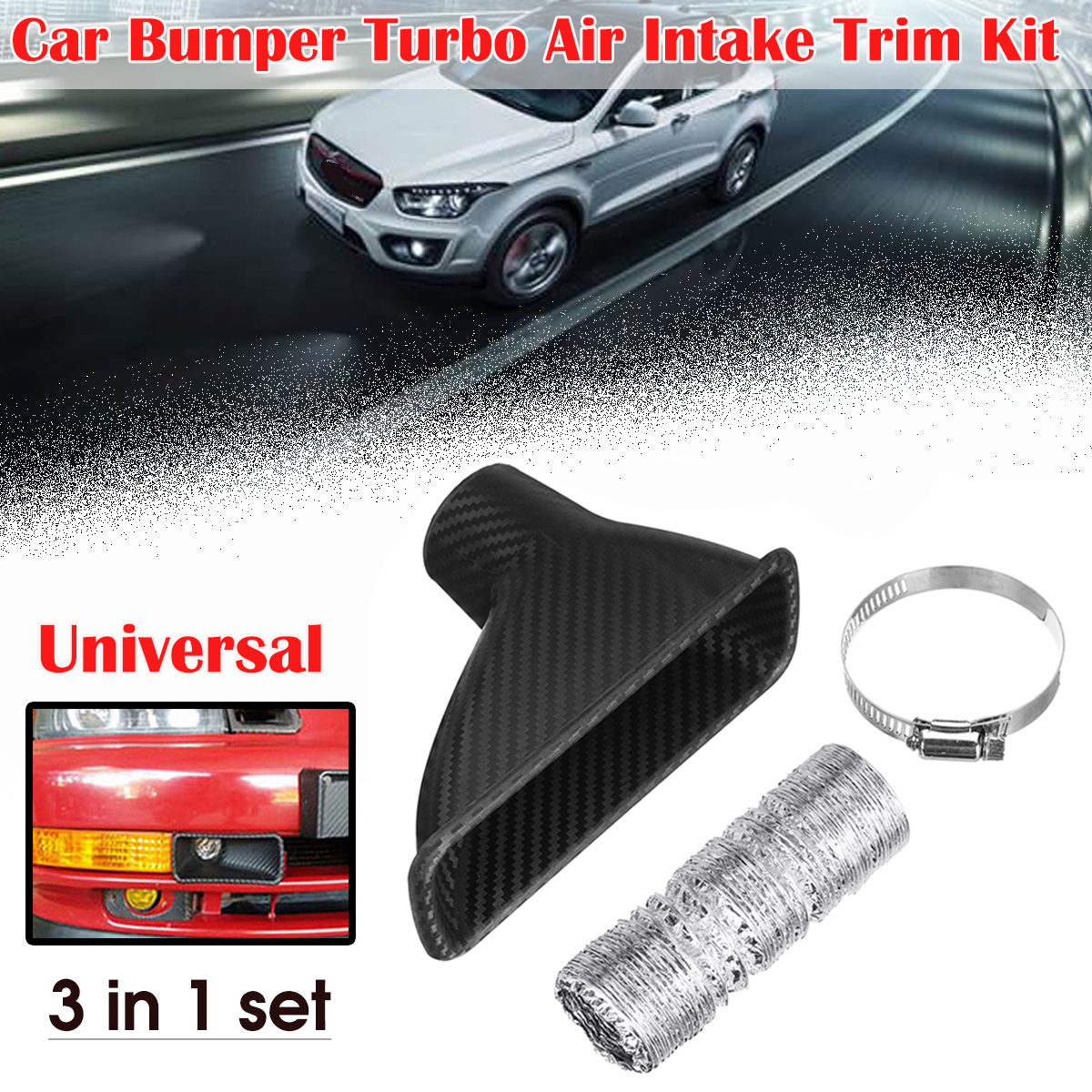 Car-Front-Bumper-Turbo-Air-Intake-Pipe-Turbine-Inlet-Pipe-Air-Funnel-Kit-Universal-1557420