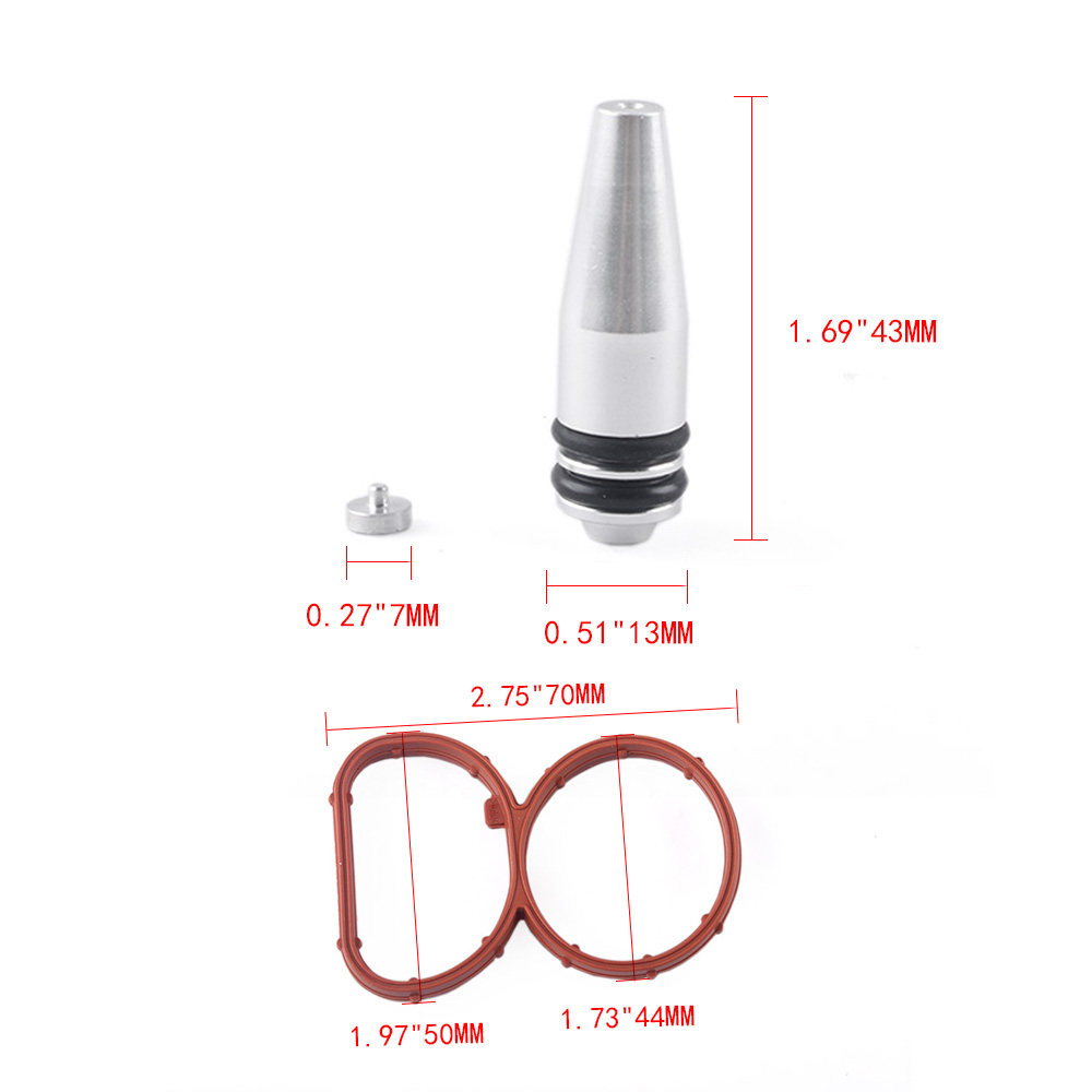 Intake-Swirl-Flap-Delete-Blank-Plug-Bung-Metal-With-Manifold-Gaskets-for-BMW-N47-1761955