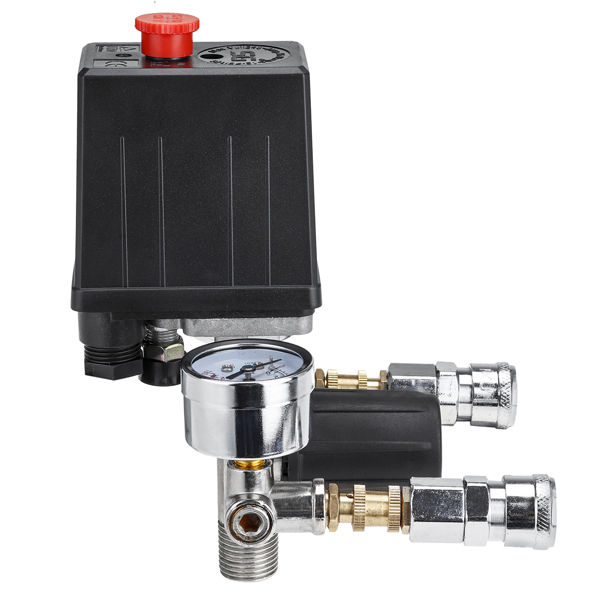 220V-Air-Compressor-Pressure-Switch-Control-Valve-Manifold-Regulator-Gauges-1694809