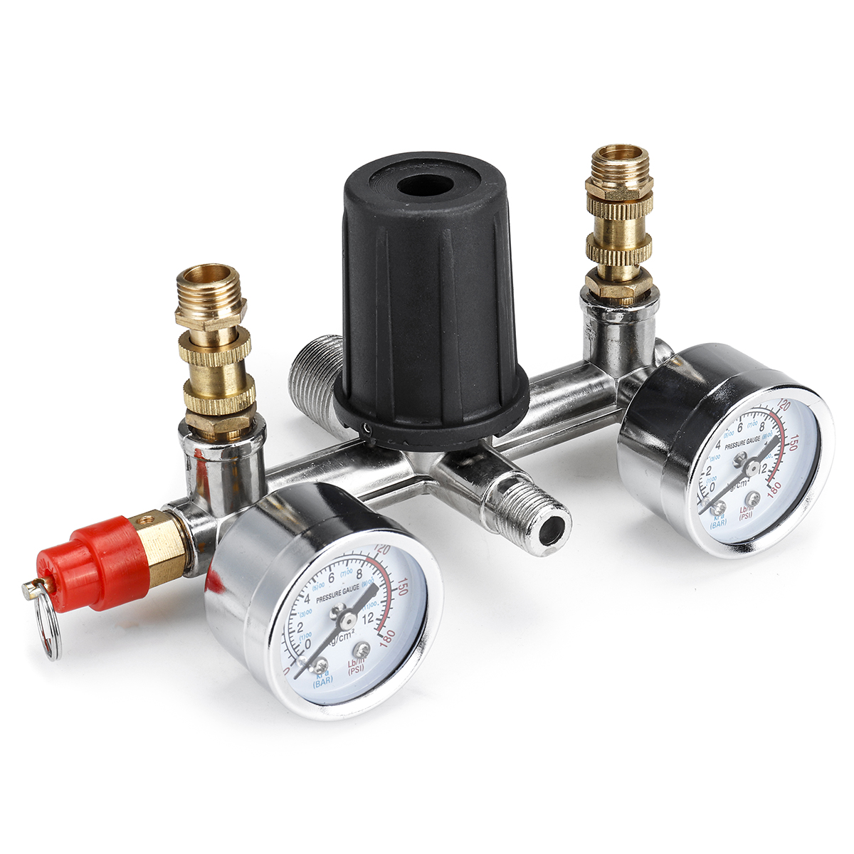 220V-Air-Compressor-Pressure-Switch-Control-Valve-Manifold-Regulator-Gauges-1694809