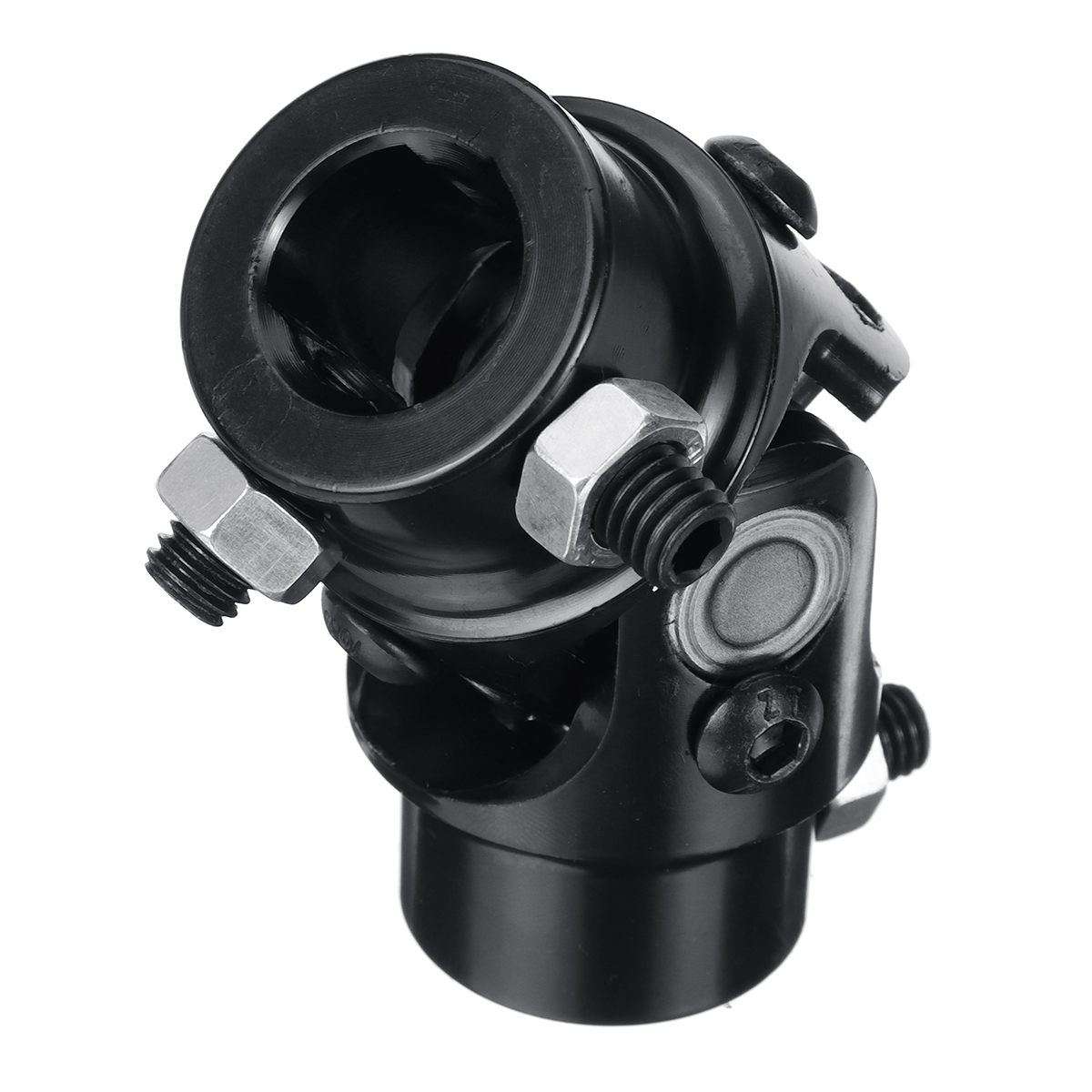 34-DD-X-34-DD-Black-Powder-Coated-Universal-Steering-Shaft-U-Joint-Coupler-1812592