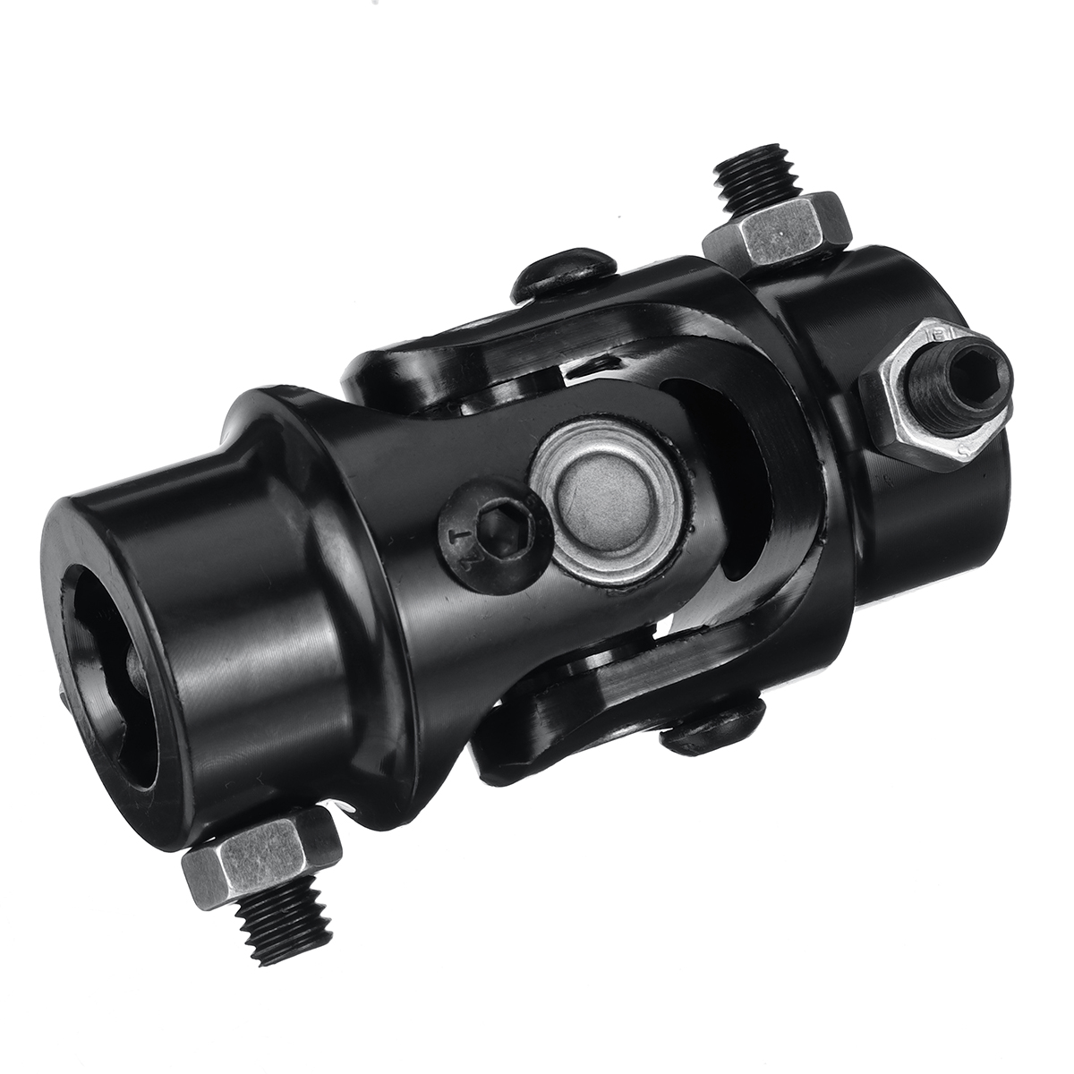 34-DD-X-34-DD-Black-Powder-Coated-Universal-Steering-Shaft-U-Joint-Coupler-1812592